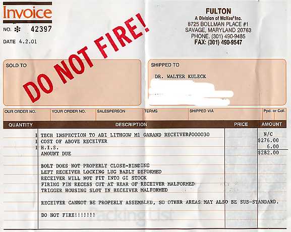 Technical Inspection Report